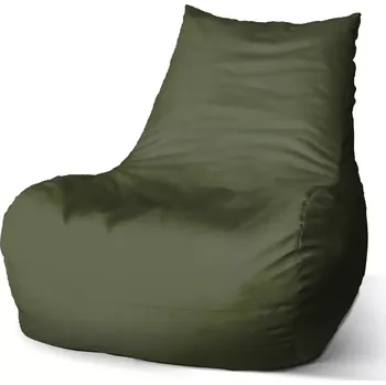 Sedací pytel Sablio Sedací vak Bean Vojenská zelená - 60 x 70 x 70 cm