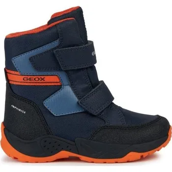 Chlapecké tenisky Chlapecké kotníkové boty Geox SENTIERO BOY B 28 Tmavě modrá, Oranžová
