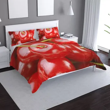 Povlečení Sablio Povlečení Třešně - 140x220 / 90x70