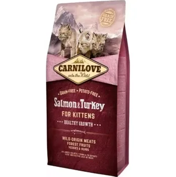 Krmivo pro kočku Carnilove CAT Salmon & Turkey for Kittens 6kg