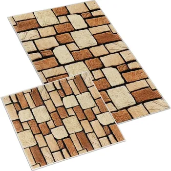 Koupelnová předložka Bellatex 5216 sada bez výkroje 60 x 100 cm, 60 x 50 cm