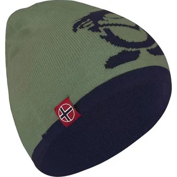 Dívčí oblečení Trollkids dívčí/chlapecká zimní čepice zelená (920-335) 48-52