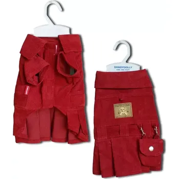 Obleček pro psa Magnum Kabátek Red Dress L