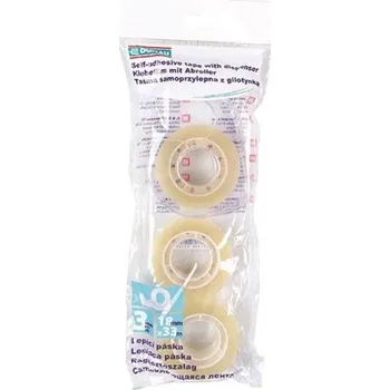 Lepicí páska Lepicí páska s odvíječem Donau, 18 mm x 33 m, 3 ks