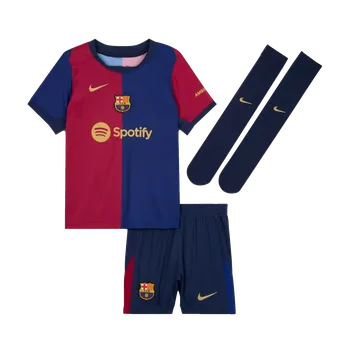 Nike FC Barcelona domácí 2024/2025 tmavě modrá/vínová UK Baby S