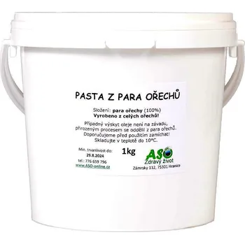 ASO - Zdravý život Pasta z para ořechů Hmotnost: 1kg