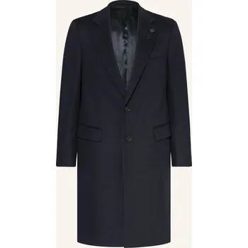 Pánský zimní kabát Lardini Pánský Vlněný Kabát, tmavě modrá, 56