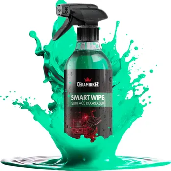 Ceramikker Smart Wipe sada na odmaštění laku automobilu se 2 mikrovlákny 500 ml