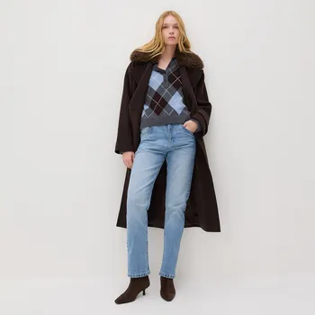 Dámské džíny Reserved - Džíny straight leg - modrá - 750FZ-50J - 750FZ-50J-36