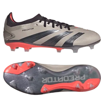 Kopačky Adidas Predator Pro FG stříbrná/černá/červená EUR 42