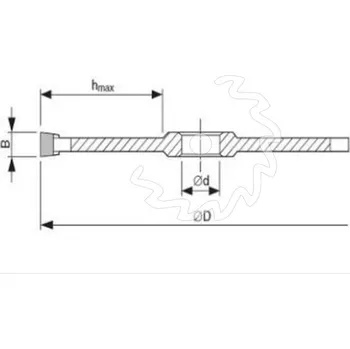 Fréza WOOD-B Fréza čepovací SK WOOD 2850 250x30-10
