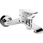 Laveo Alea, vanová/sprchová baterie nástěnná h-103, chromová-bílá, LAV-BLE_610D 209498622