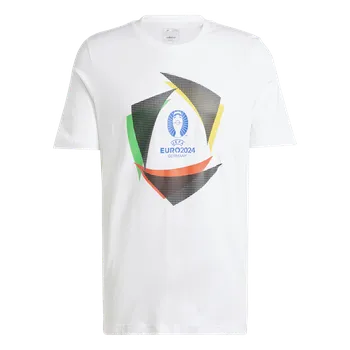 Pánské tílko Adidas EURO 2024 Official Emblem Ball bílá UK S