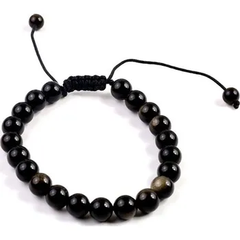 Korálek Náramek Obsidián č.14