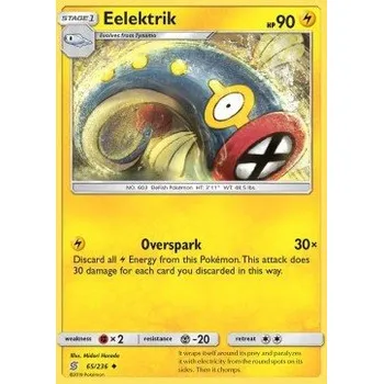 Sběratelská karetní hra Pokémon UNM 065/236 Eelektrik - Unified Minds Stav: Near Mint, Verze: NORMAL
