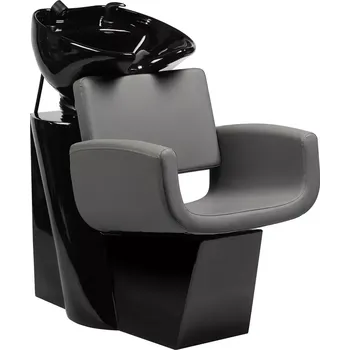 Kadeřnické křeslo Kadeřnický mycí box Mataro - šedý