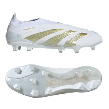 Kopačky Adidas Predator Elite Laceless FG bílá/zlatá EUR 46
