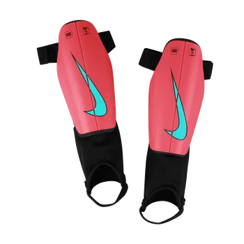 Fotbalový chránič Nike Charge červená/tyrkysová UK Junior L