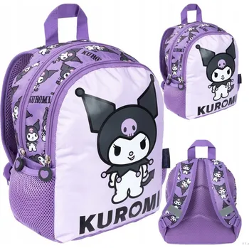 Městský batoh Batoh vícekomorový Kuromi St. Majewski pro dívky, fialový
