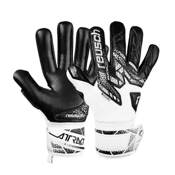 Brankářské rukavice Reusch Attrakt Gold NC bílá/stříbrná/černá UK 10,5
