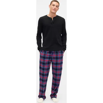 Pánské pyžamo Pánské flanelové pyžamové kalhoty GAP GAP černá | modrá | červená 3471395