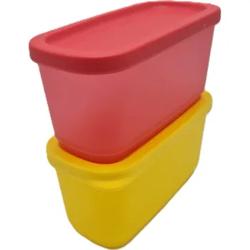 Dóza na potraviny Tupperware Kostka 250ml (2ks) Barva: Červená