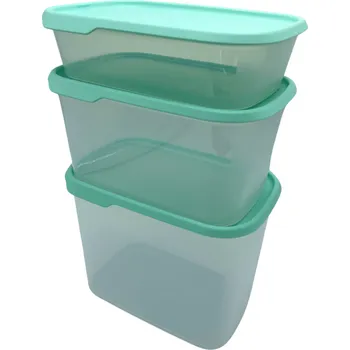 Dóza na potraviny Tupperware Set širokých dóz Orion (dvě barvy) Barva: Tyrkys