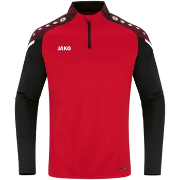 Pánská mikina JAKO Performance Zip Top červená UK 164