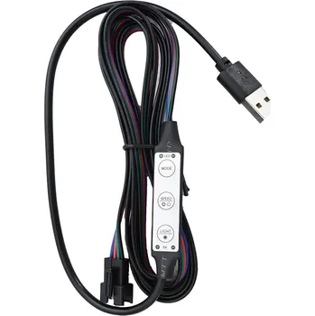 Postel zahrada-XL Rám postele s LED světlem bílý umělá kůže 90 x 200 cm 285486