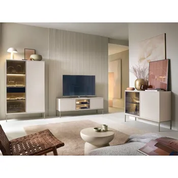 Obývací stěna Sestava nábytku do obývacího pokoje Dornis I, Barva: kašmír MIRJAN 5903211438110