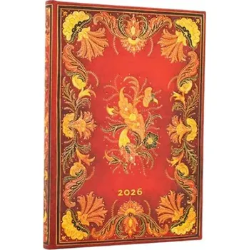 Diář 2026 Fiammetta Midi 12-month Verso Hardcover Flexi Dayplanner 2026 (Elastic Band Closure) – Paperblanks (EN)