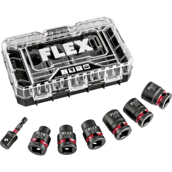 Gola sada FLEX IPS D10–19 1/2" Set – Sada rázových hlavic 1/2" krátké