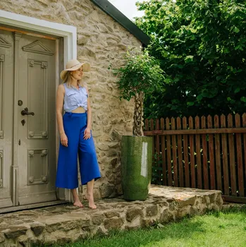 Květináč Keramický Květináč Provencelia zelený 50 cm x 25 x 50 cm