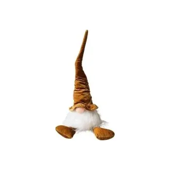 Vánoční dekorace Skřítek 55cm s nohama mix barev