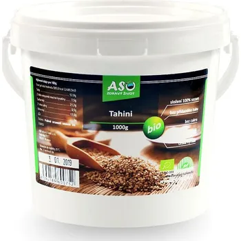 ASO - Zdravý život Tahini BIO Hmotnost: 1kg