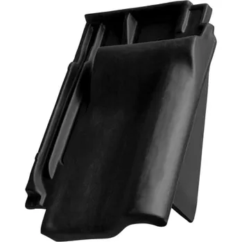 Střecha Taška podhřebenová větrací TONDACH Sensaton / Samba 11 krajová pravá – glazura amadeus černá