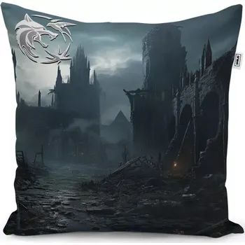 Polštář Sablio Polštář Zaklínač Hrad - 40x40 cm