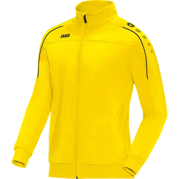 Pánská casual bunda JAKO Classico Polyester Jacket žlutá UK XXL