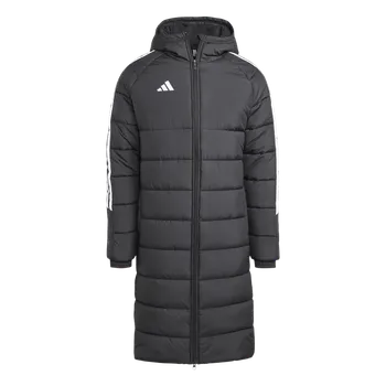 Dámská bunda Pánská zimní bunda s kapucí Adidas Tiro 24 Long Coat černá