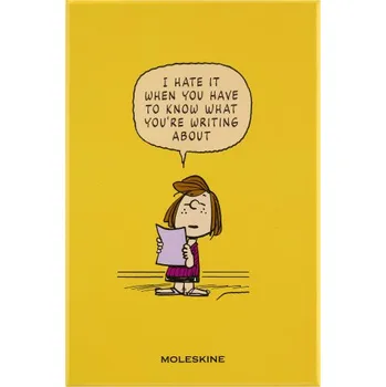 Diář Moleskine Peanuts Patty Notizbuch limitierte Ausgabe, L/A5, liniert, fester Einband, Orange, mit Box (EN)