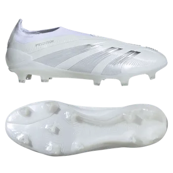 Kopačky Adidas Predator Elite Laceless FG bílá/stříbrná EUR 40 2/3