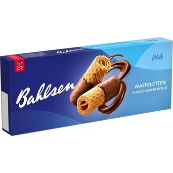 Sušenky Bahlsen - vafle s mléčnou čokoládou, 100 g