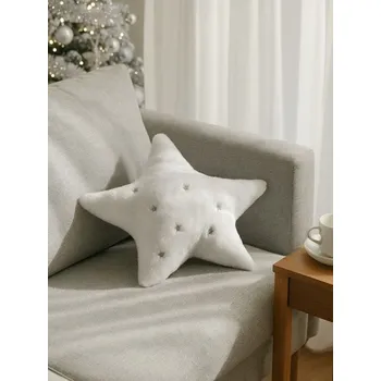 Dekorativní polštářek Sinsay - Dekorační polštář s vánočním motivem - krémová - 403HN-01X - 403HN-01X-ONE