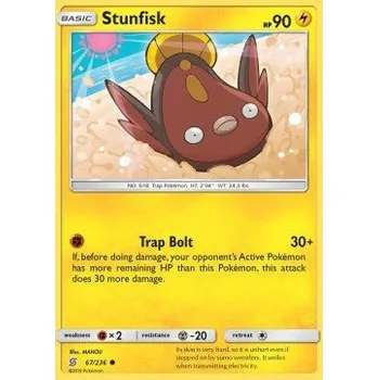 Karetní hra Pokémon UNM 067/236 Stunfisk - Unified Minds Stav: Near Mint, Verze: NORMAL