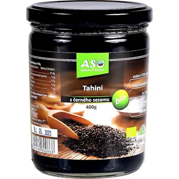 Potravina ASO - Zdravý život Tahini z černého sezamu BIO Hmotnost: 400g