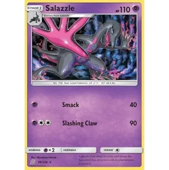 Sběratelská karetní hra Pokémon UNM 099/236 Salazzle - Unified Minds Stav: Near Mint, Verze: NORMAL