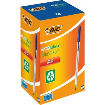 Automatické Propiska MODRÁ náplň BiC Office Pens 60 kusů