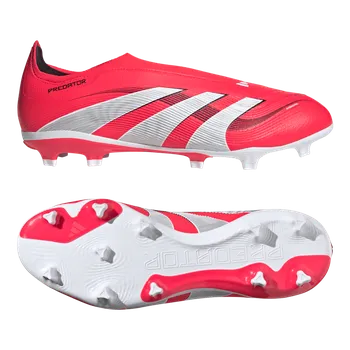 Kopačky Adidas Predator League Laceless FG/MG červená/bílá/černá EUR 43 1/3