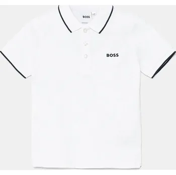 Dámské tričko Dětská bavlněná polokošile BOSS J05P13 bílá 00X, vel. 60