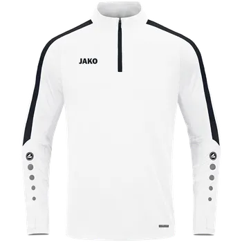 Pánská mikina JAKO Power Zip Top bílá UK 164